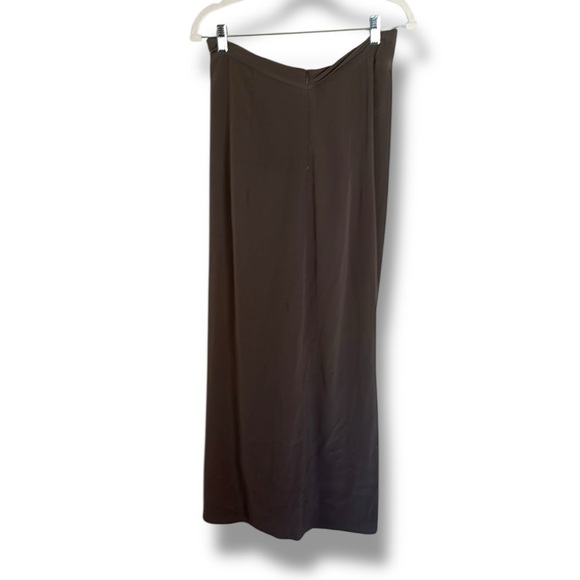 Jarbo Gray Silk Maxi Skirt Size Small - Picture 7 of 7